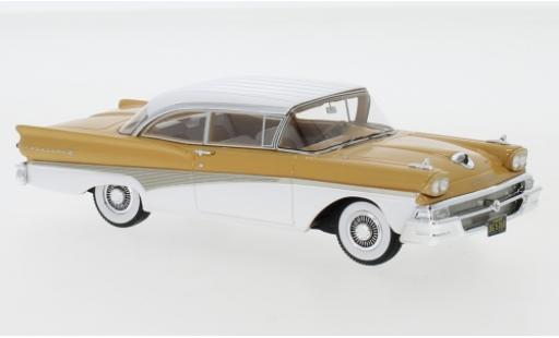 Diecast model cars Ford Fairlane 1/43 Neo 500 Hardtop brown/white 1958 Ford Fairlane 1/43 Neo 500 Hardtop brown/white 1958 diecast model cars
