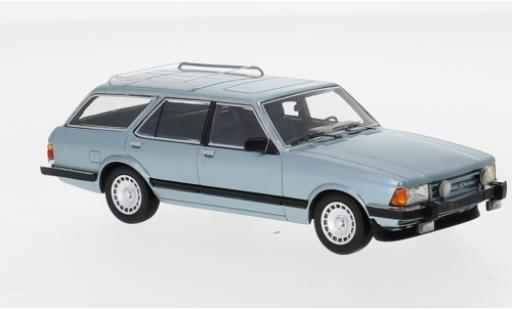 Diecast model cars Ford Granada 1/43 Neo MK II Turnier Ghia metallic blue 1984 Ford Granada 1/43 Neo MK II Turnier Ghia metallic blue 1984 diecast model cars