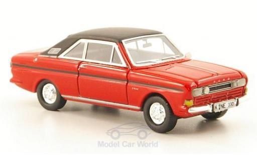 Diecast model cars Ford Taunus 1968 1/87 Neo P6 15M RS Coupe red/matt-black 1968 Ford Taunus 1968 1/87 Neo P6 15M RS Coupe red/matt-black 1968 diecast model cars
