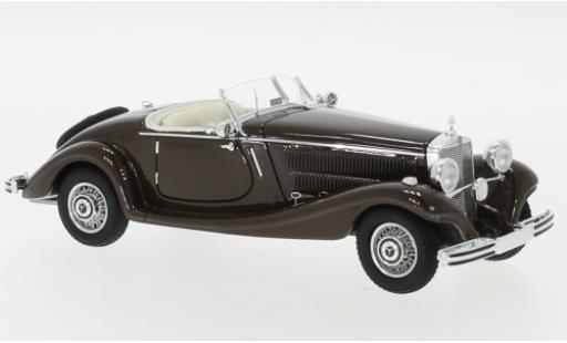 Diecast model cars Mercedes 290 1/43 Neo Roadster (W18) brown 1937 Mercedes 290 1/43 Neo Roadster (W18) brown 1937 diecast model cars