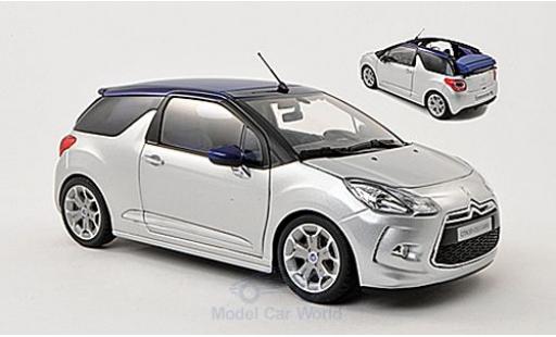 Diecast model cars DS Automobiles DS3 1/18 Norev Citroen grey 2013 Verdeck in 3 Positionen darstellbar DS Automobiles DS3 1/18 Norev Citroen grey 2013 Verdeck in 3 Positionen darstellbar diecast model cars