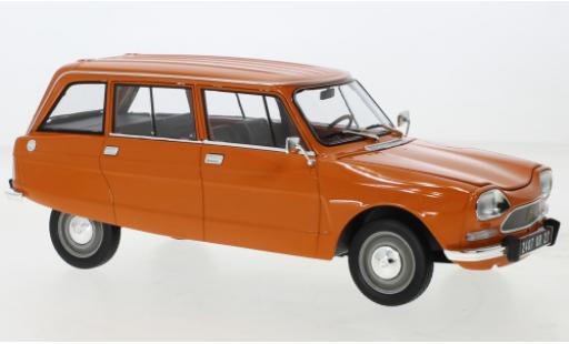 Diecast model cars Citroen Ami 8 1/18 Norev Break orange 1975 Citroen Ami 8 1/18 Norev Break orange 1975 diecast model cars