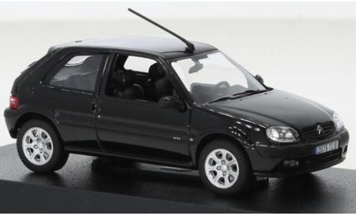 Diecast model cars Citroen Saxo 1/43 Norev VTS black 2000 Citroen Saxo 1/43 Norev VTS black 2000 diecast model cars