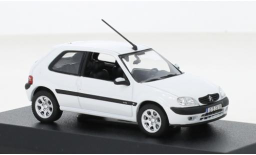 Diecast model cars Citroen Saxo 1/43 Norev VTS white 2000 Citroen Saxo 1/43 Norev VTS white 2000 diecast model cars