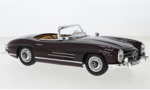 Diecast model cars Mercedes 300 1/18 Norev SL Roadster (W198 II) red foncé 1957 Mercedes 300 1/18 Norev SL Roadster (W198 II) red foncé 1957 diecast model cars