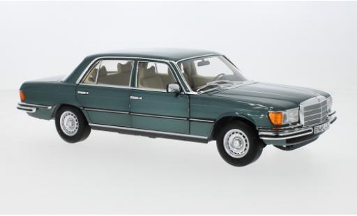 Diecast model cars Mercedes 450 1/18 Norev SEL 6.9 (W116) metallise turquoise 1979 Mercedes 450 1/18 Norev SEL 6.9 (W116) metallise turquoise 1979 diecast model cars