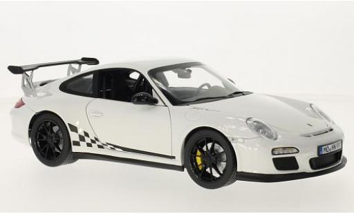 Diecast model cars Porsche 997 GT3 RS 1/18 Norev 911 GT3 RS white/Dekor 2010 Porsche 997 GT3 RS 1/18 Norev 911 GT3 RS white/Dekor 2010 diecast model cars