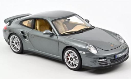 Diecast model cars Porsche 997 Turbo 1/18 Norev 911 Turbo () metallic grey 2010 Porsche 997 Turbo 1/18 Norev 911 Turbo () metallic grey 2010 diecast model cars