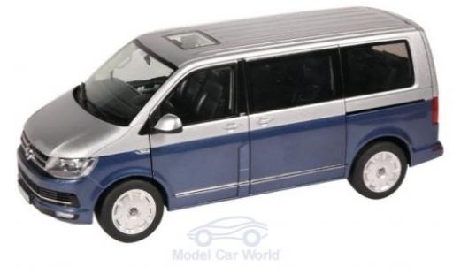 Diecast model cars Volkswagen T6 1/18 NZG Multivan metallic blue/grey 2015 Generation Six Volkswagen T6 1/18 NZG Multivan metallic blue/grey 2015 Generation Six diecast model cars