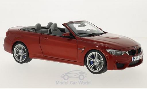 Diecast model cars Bmw M4 F83 1/18 Paragon (F83) Cabriolet metallic orange Verdeck geöffnet Bmw M4 F83 1/18 Paragon (F83) Cabriolet metallic orange Verdeck geöffnet diecast model cars