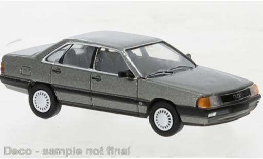 Diecast model cars Audi 100 1/87 PCX87 (C3) metallise grey 1982 Audi 100 1/87 PCX87 (C3) metallise grey 1982 diecast model cars