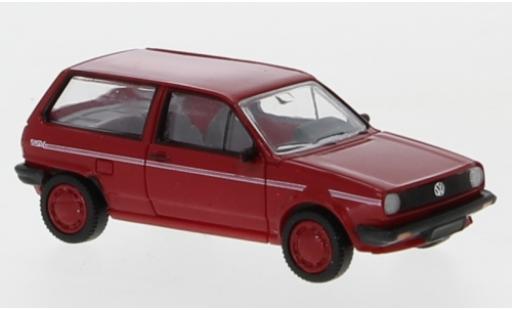 Diecast model cars Volkswagen Polo 1/87 PCX87 II Fox red/Dekor 1985 Volkswagen Polo 1/87 PCX87 II Fox red/Dekor 1985 diecast model cars