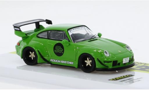 Diecast model cars Porsche 993 RWB 1/64 Tarmac Works grün 1:64 Porsche 993 RWB 1/64 Tarmac Works grün 1:64 diecast model cars