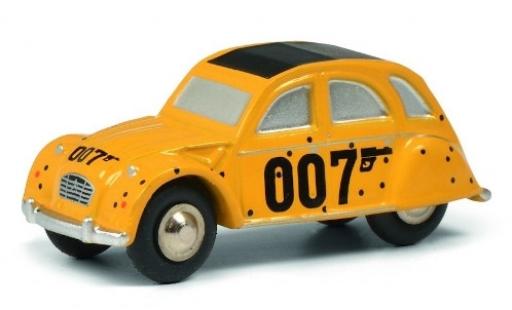 Diecast model cars Citroen 2CV 1/90 Schuco yellow James Bond 007 Citroen 2CV 1/90 Schuco yellow James Bond 007 diecast model cars