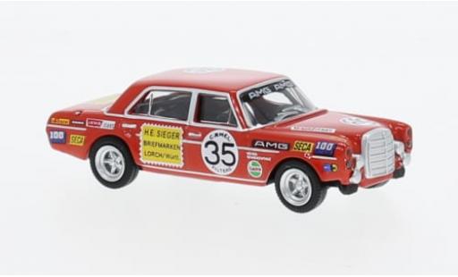 Diecast model cars Mercedes 300 1/87 Schuco SEL 6.8 No.35 AMG Briefmarken Sieger 24h Spa 1971 1:87 Mercedes 300 1/87 Schuco SEL 6.8 No.35 AMG Briefmarken Sieger 24h Spa 1971 1:87 diecast model cars