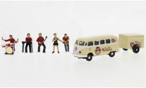 Diecast model cars Volkswagen T1 1/87 Schuco Bus The Red Monkeys Volkswagen T1 1/87 Schuco Bus The Red Monkeys diecast model cars