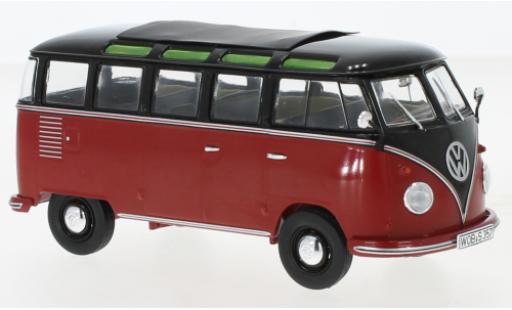 Diecast model cars Volkswagen T1 1/32 Schuco b Samba black/red Volkswagen T1 1/32 Schuco b Samba black/red diecast model cars
