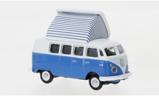Diecast model cars Volkswagen T1 1/87 Schuco c Camper blue/white Volkswagen T1 1/87 Schuco c Camper blue/white diecast model cars