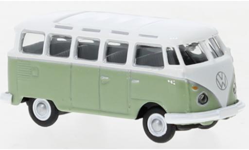 Diecast model cars Volkswagen T1 1/87 Schuco c Samba la chaux/white Volkswagen T1 1/87 Schuco c Samba la chaux/white diecast model cars