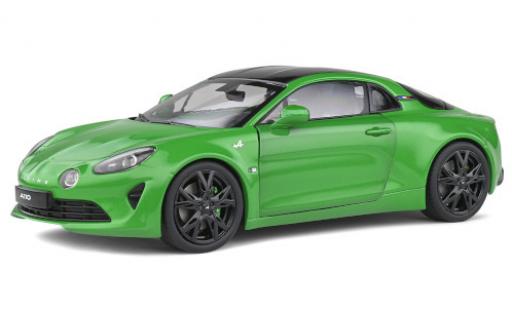 Diecast model cars Alpine A110 1/18 Solido Pure Color Edition metallic green 2020 Alpine A110 1/18 Solido Pure Color Edition metallic green 2020 diecast model cars