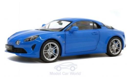 Diecast model cars Alpine A110 1/18 Solido Pure metallic blue 2018 Alpine A110 1/18 Solido Pure metallic blue 2018 diecast model cars