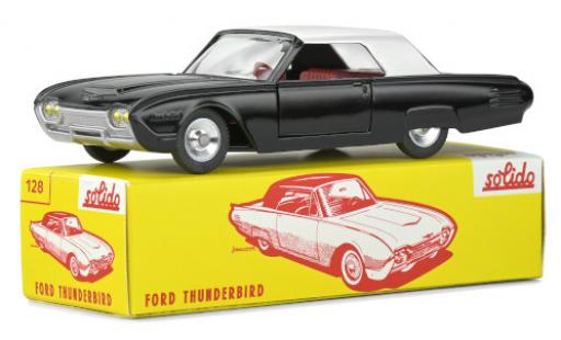 Diecast model cars Ford Thunderbird 1/43 Solido Hardtop black/grey 1963 Ford Thunderbird 1/43 Solido Hardtop black/grey 1963 diecast model cars