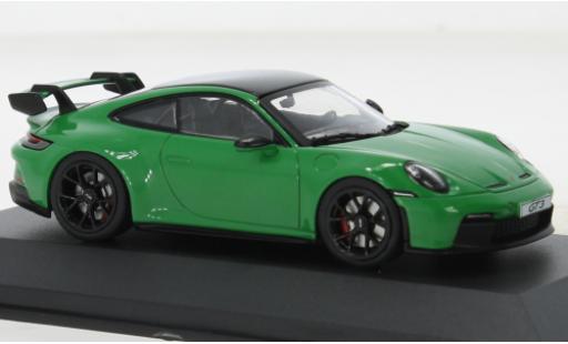 Diecast model cars Porsche 992 GT3 1/43 Solido 911  green Porsche 992 GT3 1/43 Solido 911  green diecast model cars