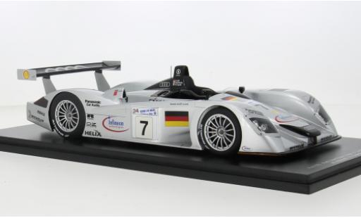 Diecast model cars Audi R8 1/18 Spark No.7 24h Le Mans 2000 1:18 Audi R8 1/18 Spark No.7 24h Le Mans 2000 1:18 diecast model cars