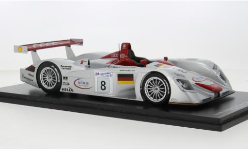Diecast model cars Audi R8 1/18 Spark No.8 24h Le Mans 2000 1:18 Audi R8 1/18 Spark No.8 24h Le Mans 2000 1:18 diecast model cars