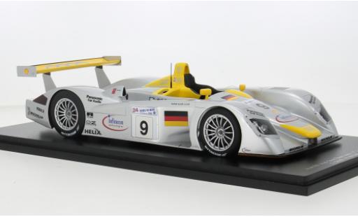 Diecast model cars Audi R8 1/18 Spark No.9 24h Le Mans 2000 1:18 Audi R8 1/18 Spark No.9 24h Le Mans 2000 1:18 diecast model cars