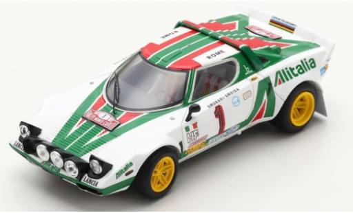 Diecast model cars Lancia Stratos 1/43 Spark HF No.1 Alitalia Rallye WM Rallye Monte Carlo 1977 S.Munari/S.Maiga Lancia Stratos 1/43 Spark HF No.1 Alitalia Rallye WM Rallye Monte Carlo 1977 S.Munari/S.Maiga diecast model cars
