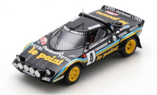 Diecast model cars Lancia Stratos 1/43 Spark HF No.4 Le Point Rallye WM Rallye Monte Carlo 1981 B.Darniche/A.Mahe Lancia Stratos 1/43 Spark HF No.4 Le Point Rallye WM Rallye Monte Carlo 1981 B.Darniche/A.Mahe diecast model cars