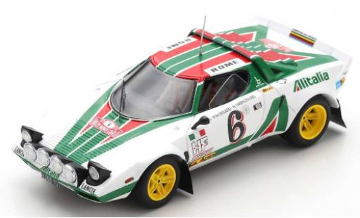 Diecast model cars Lancia Stratos 1/43 Spark HF No.6 Alitalia Rallye WM Rallye Monte Carlo 1976 B.Waldegard/H.Thorszelius Lancia Stratos 1/43 Spark HF No.6 Alitalia Rallye WM Rallye Monte Carlo 1976 B.Waldegard/H.Thorszelius diecast model cars