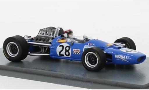 Diecast model cars Matra MS1 1/43 Spark 0 No.28 Formel 1 GP Frankreich 1968 J.Stewart Matra MS1 1/43 Spark 0 No.28 Formel 1 GP Frankreich 1968 J.Stewart diecast model cars