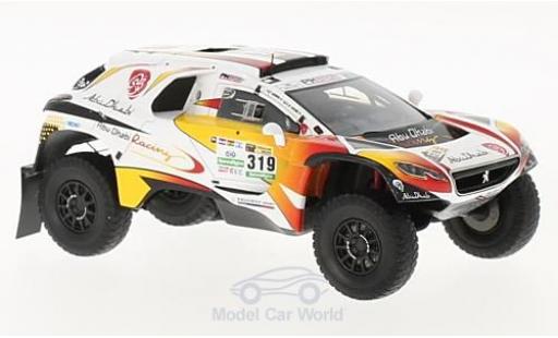 Diecast model cars Peugeot 2008 1/43 Spark DKR No.319 Abu Dhabi Racing Rallye Dakar 2017 K.AI Qassimi/P.Maimon Peugeot 2008 1/43 Spark DKR No.319 Abu Dhabi Racing Rallye Dakar 2017 K.AI Qassimi/P.Maimon diecast model cars