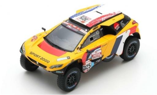 Diecast model cars Peugeot 2008 1/43 Spark DKR No.325 PH-Sport Rallye Dakar 2019 P.Lachaume/J-M.Polato Peugeot 2008 1/43 Spark DKR No.325 PH-Sport Rallye Dakar 2019 P.Lachaume/J-M.Polato diecast model cars
