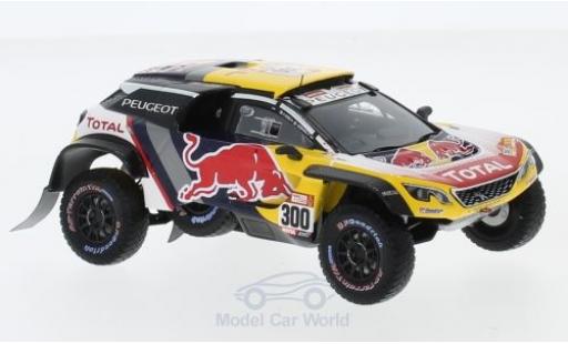 Diecast model cars Peugeot 3008 1/43 Spark DKR Maxi No.300 Team Total Rallye Dakar 2018 S.Peterhansel/J-P.Cottret Peugeot 3008 1/43 Spark DKR Maxi No.300 Team Total Rallye Dakar 2018 S.Peterhansel/J-P.Cottret diecast model cars