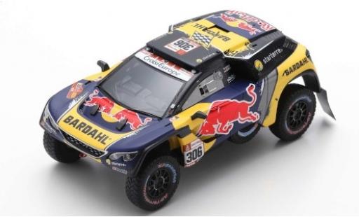 Diecast model cars Peugeot 3008 1/43 Spark DKR No.306 PH-Sport Red Bull Rallye Dakar 2019 S.Loeb/D.Elena Peugeot 3008 1/43 Spark DKR No.306 PH-Sport Red Bull Rallye Dakar 2019 S.Loeb/D.Elena diecast model cars