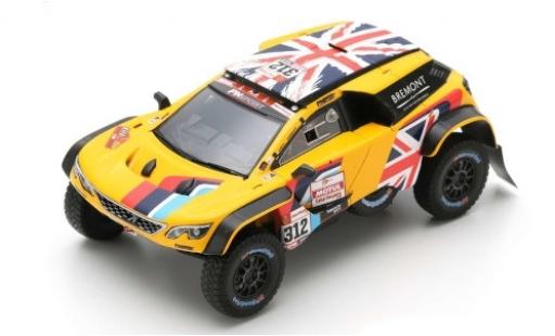Diecast model cars Peugeot 3008 1/43 Spark DKR No.312 PH-Sport Rallye Dakar 2019 H.Hunt/W.Rosegaar Peugeot 3008 1/43 Spark DKR No.312 PH-Sport Rallye Dakar 2019 H.Hunt/W.Rosegaar diecast model cars