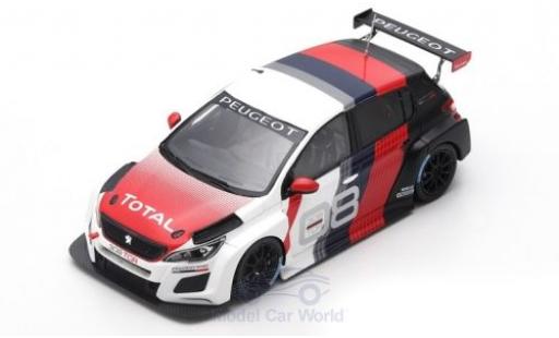 Diecast model cars Peugeot 308 1/43 Spark TCR TCR International Series 2018 Präsentationsfahrzeug Peugeot 308 1/43 Spark TCR TCR International Series 2018 Präsentationsfahrzeug diecast model cars
