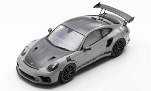 Diecast model cars Porsche 991 GT3 RS 1/12 Spark 911 () GT3 RS Weissach Package grey/matt-black 2018 Porsche 991 GT3 RS 1/12 Spark 911 () GT3 RS Weissach Package grey/matt-black 2018 diecast model cars