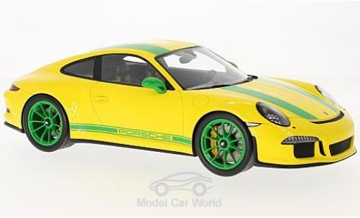 Diecast model cars Porsche 991 R 1/18 Spark 911 () R yellow/green 2016 Porsche 991 R 1/18 Spark 911 () R yellow/green 2016 diecast model cars