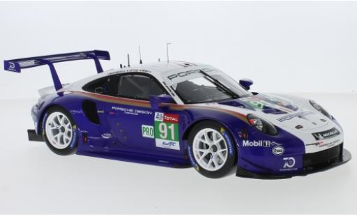 Diecast model cars Porsche 991 RSR 1/64 Spark 911 () RSR No.91 GT Team 24h Le Mans 2018 R.Lietz/G.Bruni/F.Makowiecki Porsche 991 RSR 1/64 Spark 911 () RSR No.91 GT Team 24h Le Mans 2018 R.Lietz/G.Bruni/F.Makowiecki diecast model cars