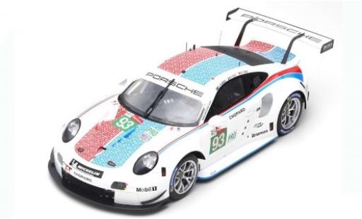 Diecast model cars Porsche 992 RSR 1/12 Spark 911 RSR No.93 GT Team 24h Le Mans 2019 P.Pilet/E.Bamber/N.Tandy Porsche 992 RSR 1/12 Spark 911 RSR No.93 GT Team 24h Le Mans 2019 P.Pilet/E.Bamber/N.Tandy diecast model cars
