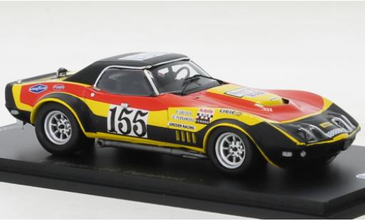 Diecast model cars Chevrolet Corvette 1/43 Spark (C3) No.155 Tour de France voiture 1970 Chevrolet Corvette 1/43 Spark (C3) No.155 Tour de France voiture 1970 diecast model cars