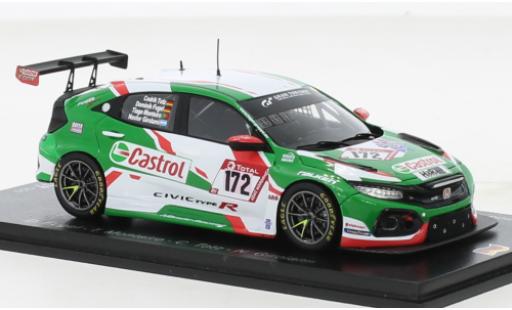 Diecast model cars Honda Civic 1/43 Spark TCR No.172 Castrol Racing Castrol 24h Nürburgring 2021 Honda Civic 1/43 Spark TCR No.172 Castrol Racing Castrol 24h Nürburgring 2021 diecast model cars
