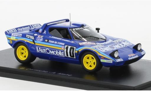 Diecast model cars Lancia Stratos 1/43 Spark HF No.10 Rallye WM Tour de Corse 1981 Lancia Stratos 1/43 Spark HF No.10 Rallye WM Tour de Corse 1981 diecast model cars