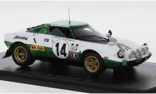 Diecast model cars Lancia Stratos 1/43 Spark HF No.14 Rallye WM Rallye Monte Carlo 1975 Lancia Stratos 1/43 Spark HF No.14 Rallye WM Rallye Monte Carlo 1975 diecast model cars