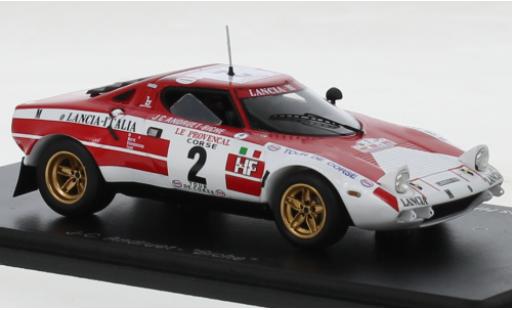 Diecast model cars Lancia Stratos 1/43 Spark HF No.2 Rallye WM Tour de Corse 1974 Lancia Stratos 1/43 Spark HF No.2 Rallye WM Tour de Corse 1974 diecast model cars