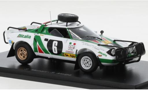 Diecast model cars Lancia Stratos 1/43 Spark HF No.6 Alitalia Rallye WM Safari Rallye 1976 Lancia Stratos 1/43 Spark HF No.6 Alitalia Rallye WM Safari Rallye 1976 diecast model cars